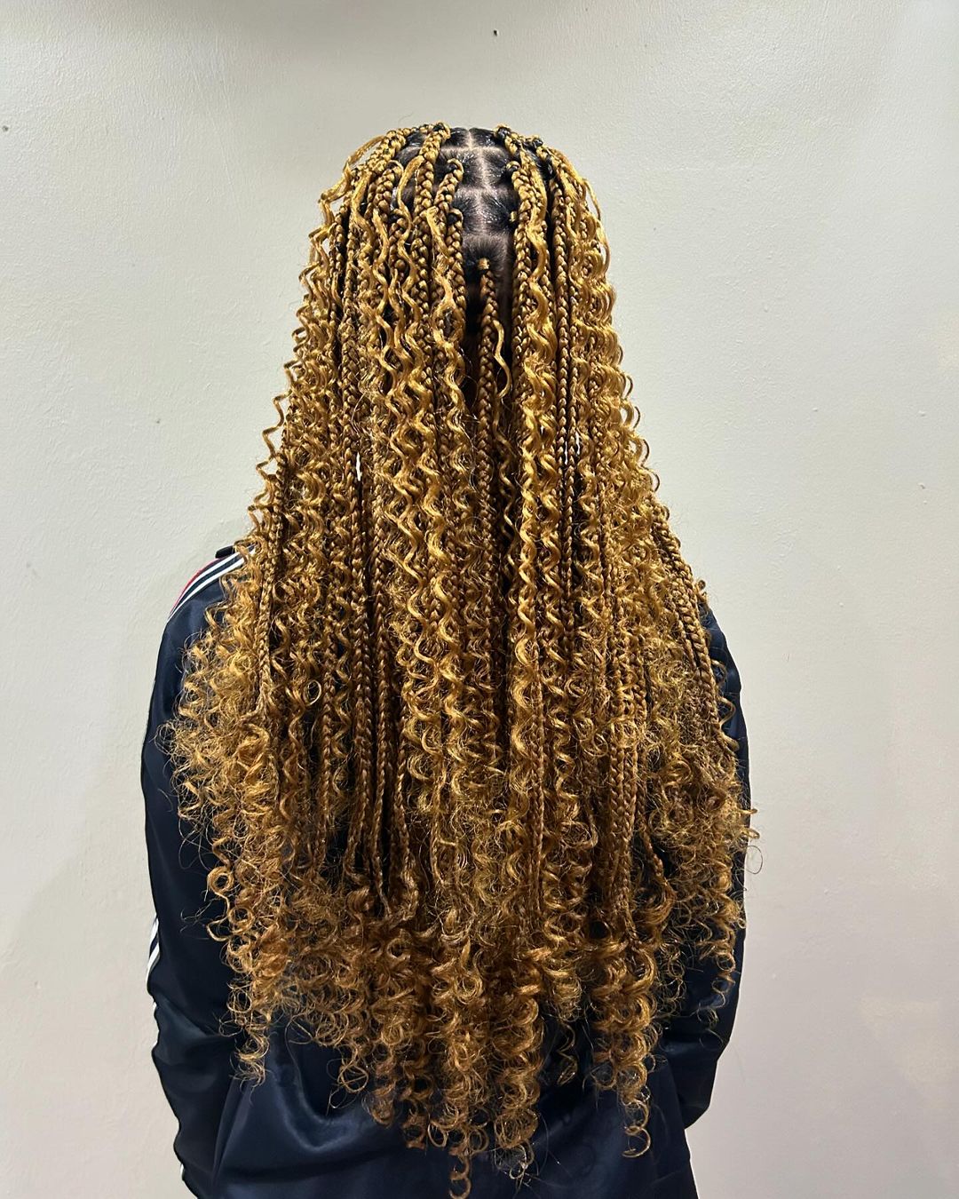 Golden Shades Of Goddess Braids 
