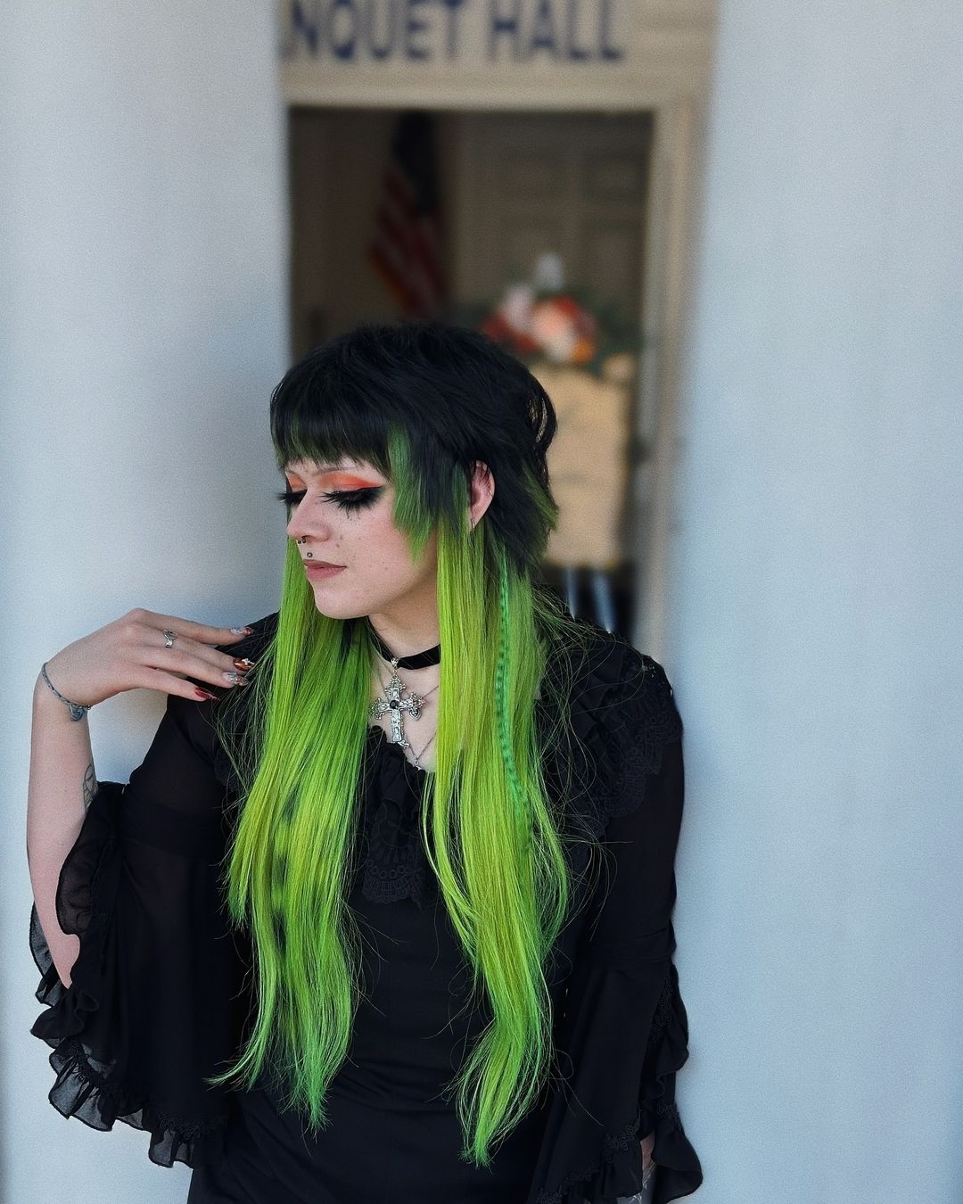 Goth Green Hair