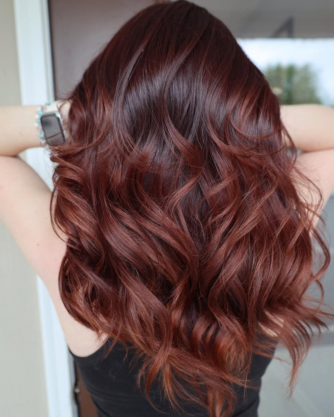 quente encontra balayage cobre