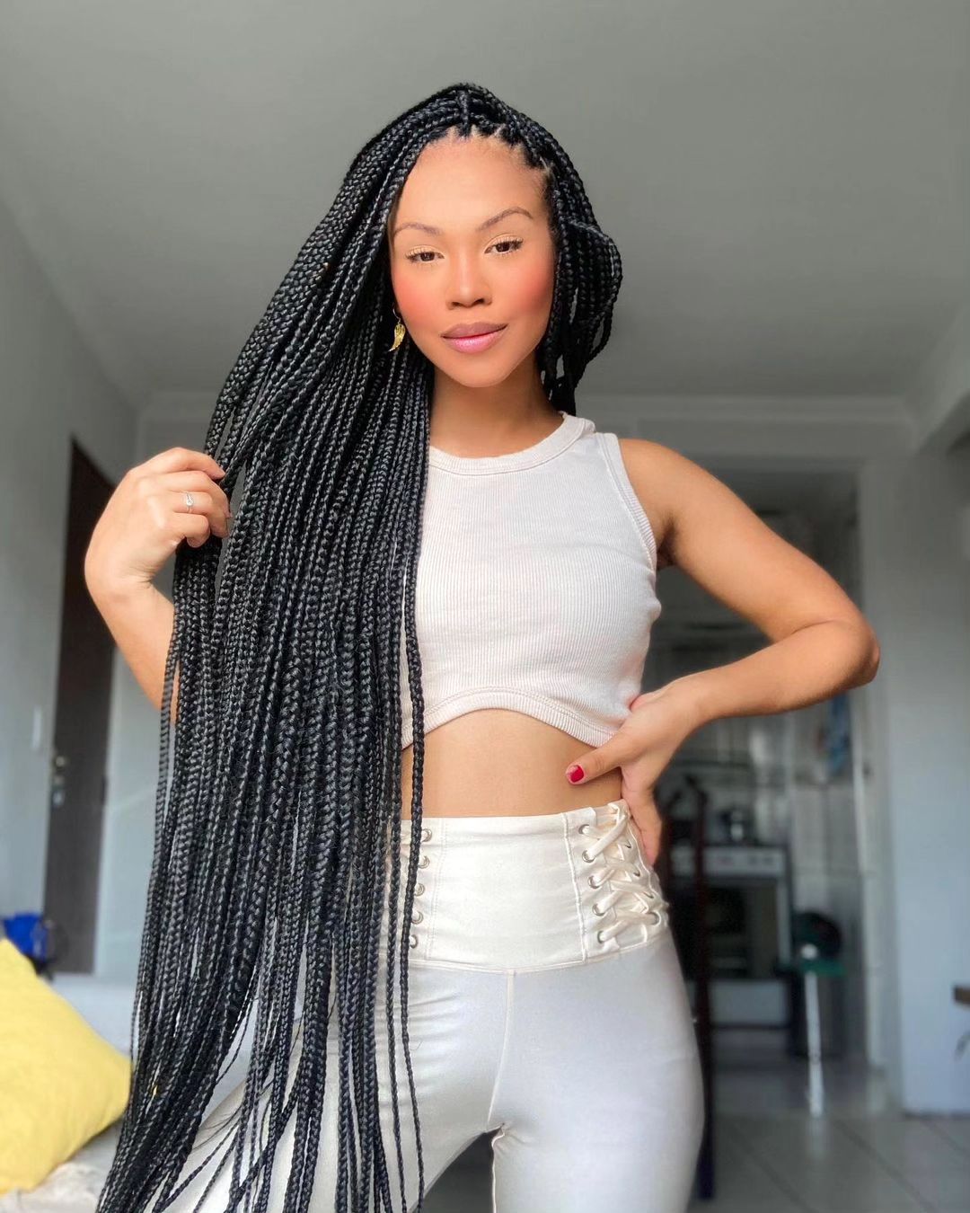 Human Long Jumbo Box Braids