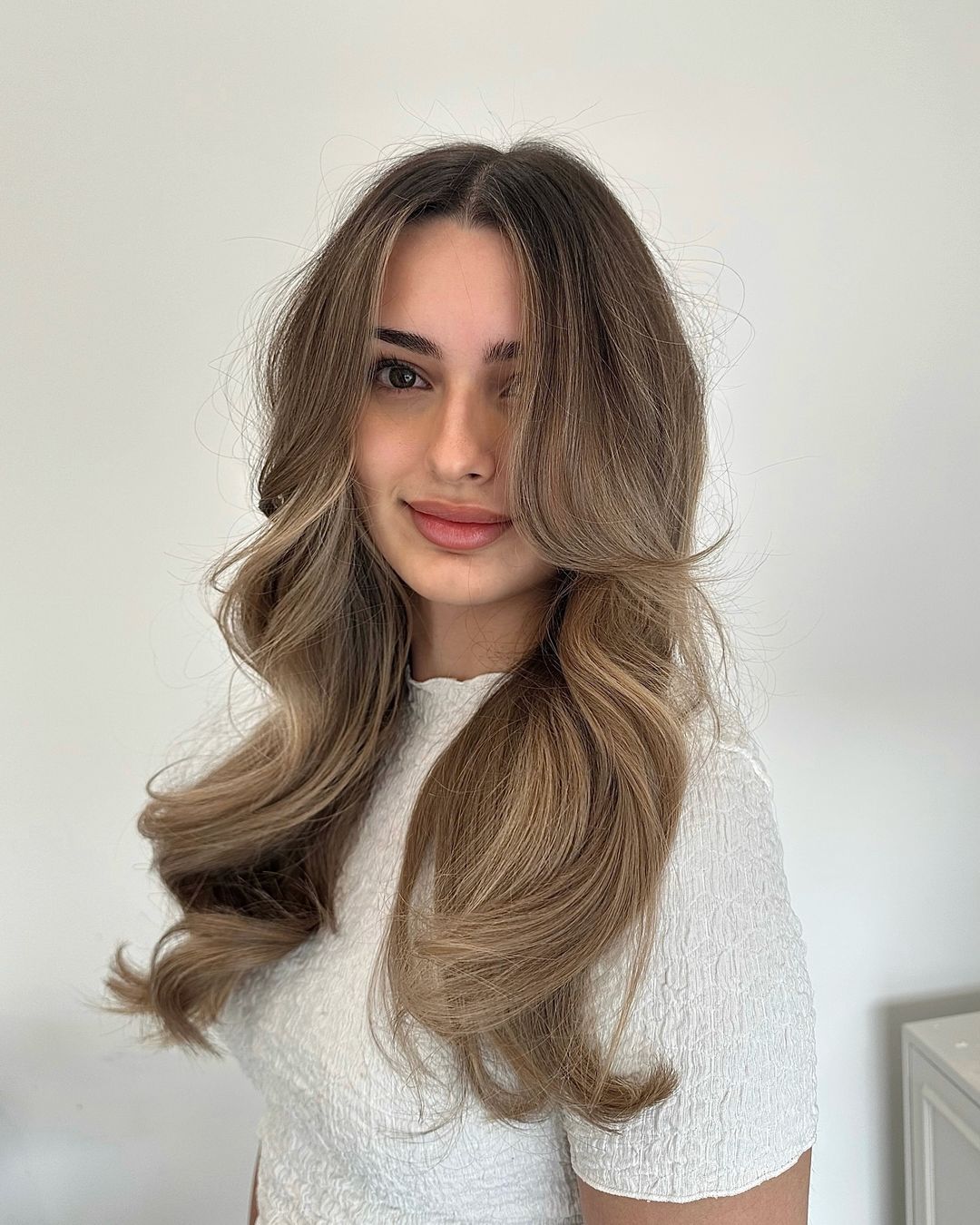 latte bronde balayage