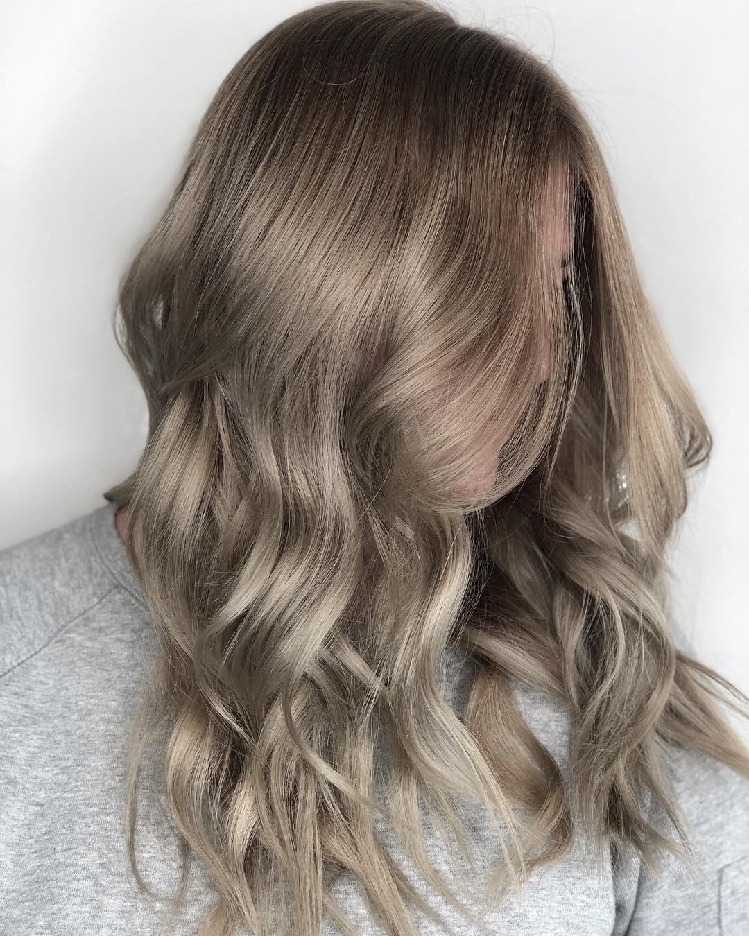 Mushroom Blonde Balayage