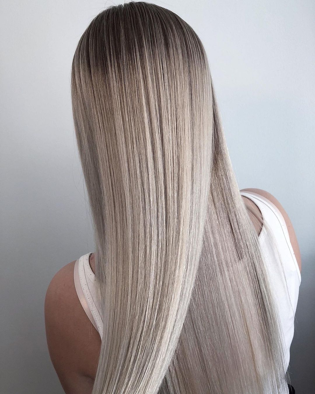 Mushroom Blonde With A Shadow Root