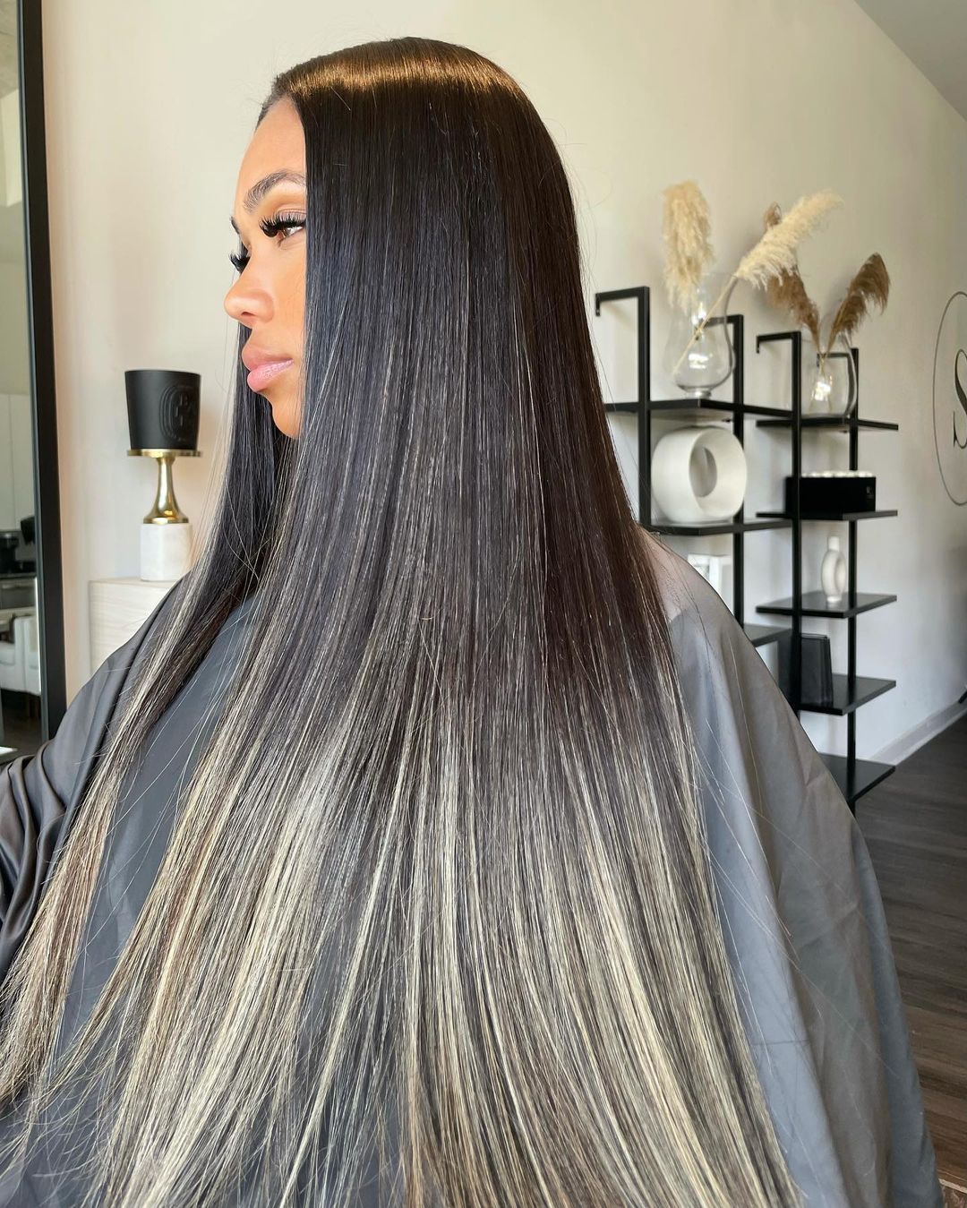 Ombre haar Minute Silver Highlights 