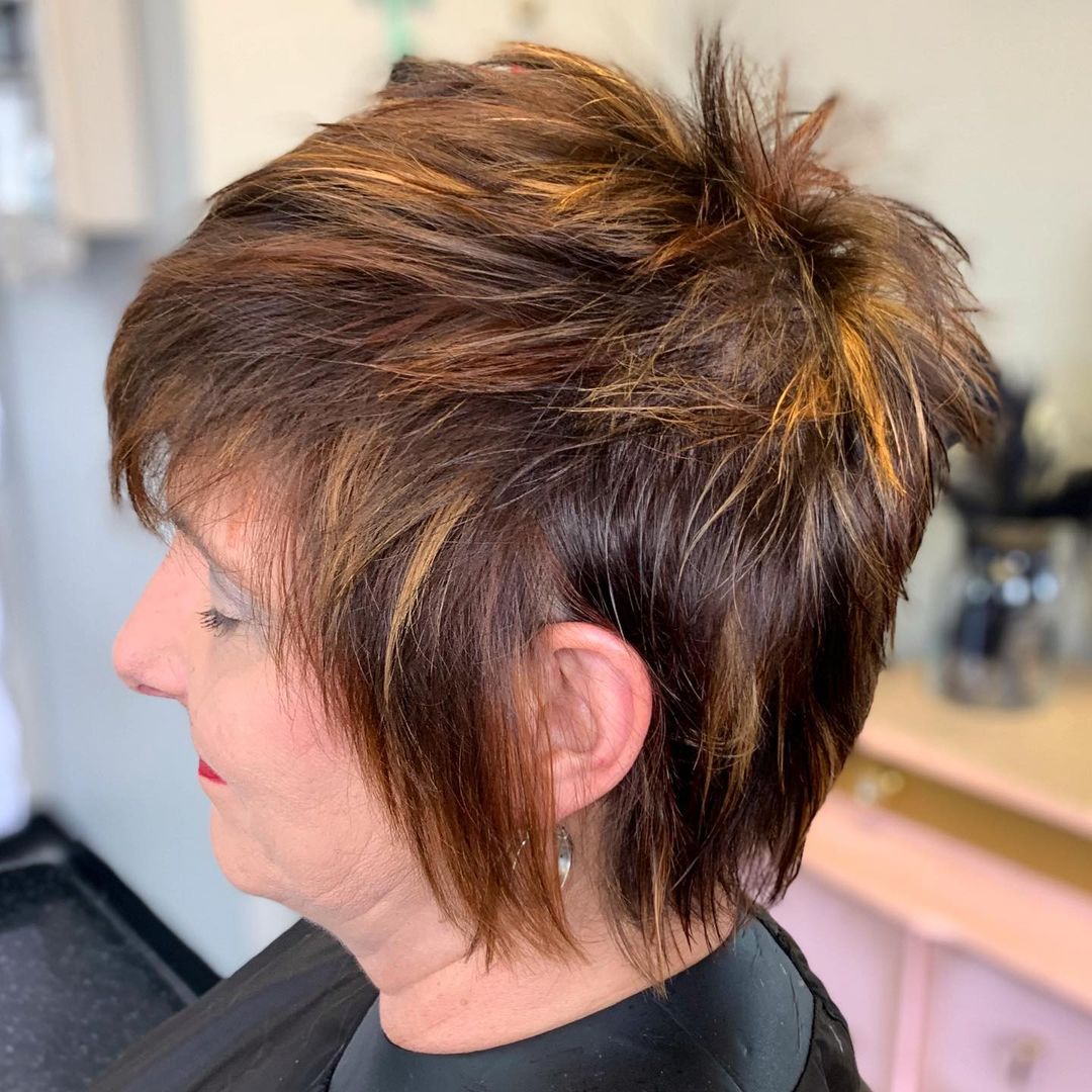 Pixie Shag In Fall Colors
