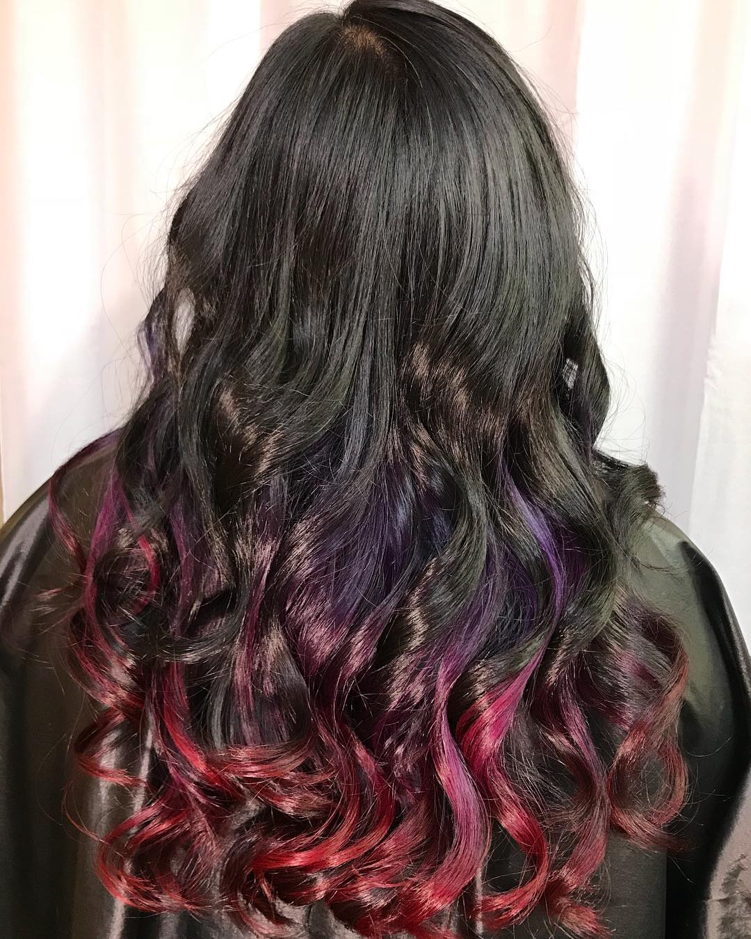 Purple And Red Ombre