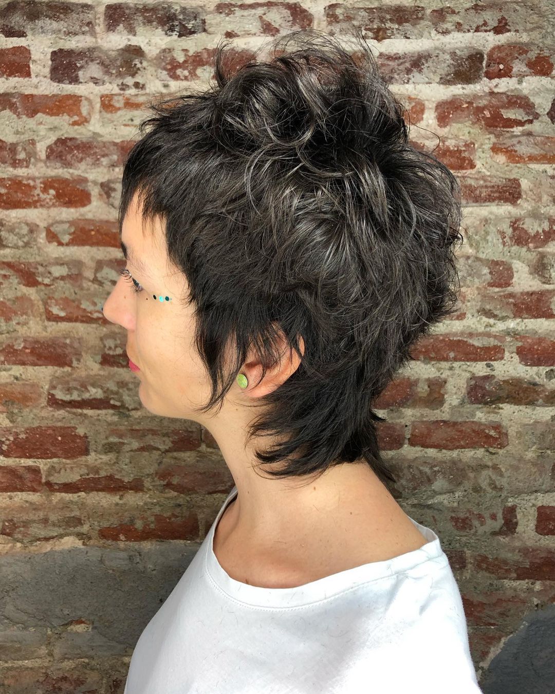 shaggy layers for a long pixie