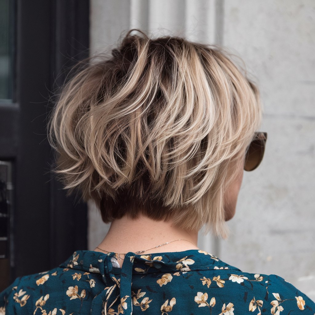 short layered hair