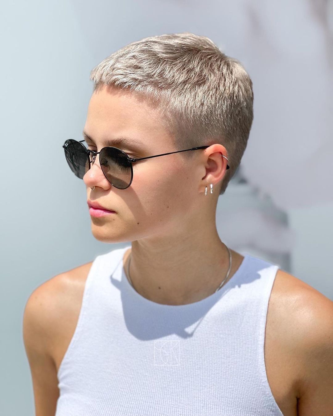 short pixie hairstyle