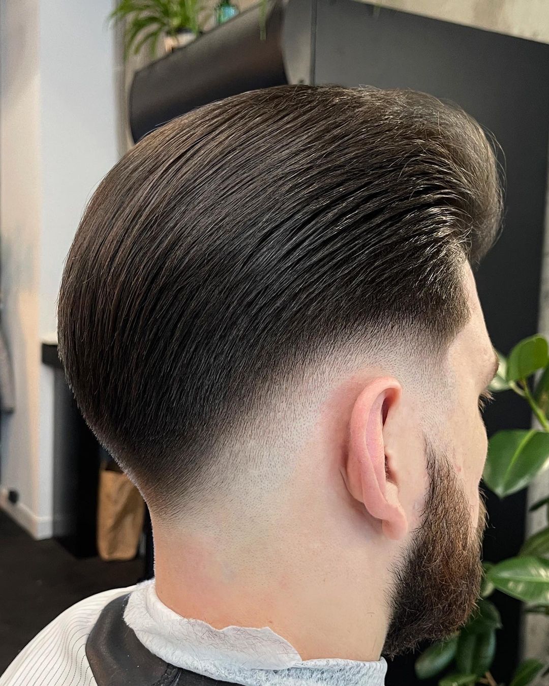 Slick Back Mid Fade