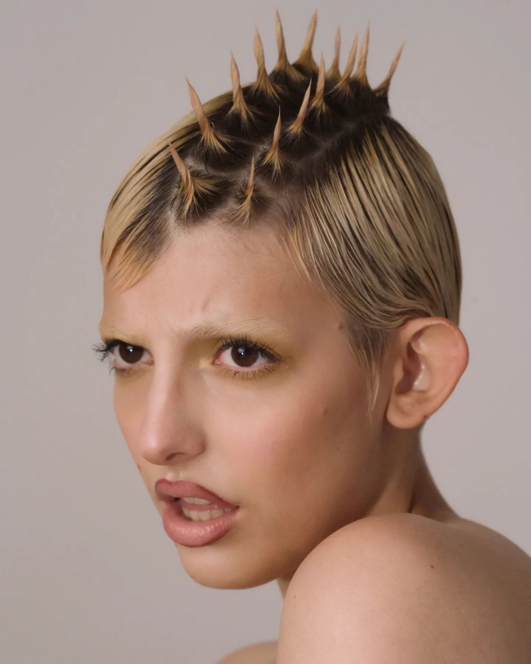 spiky pixie cut