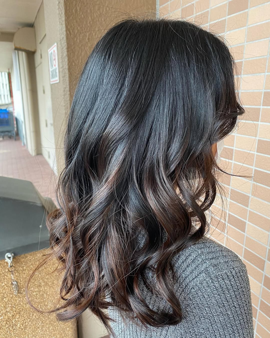 Subtiele Chocolade Mokka Bruin Balayage