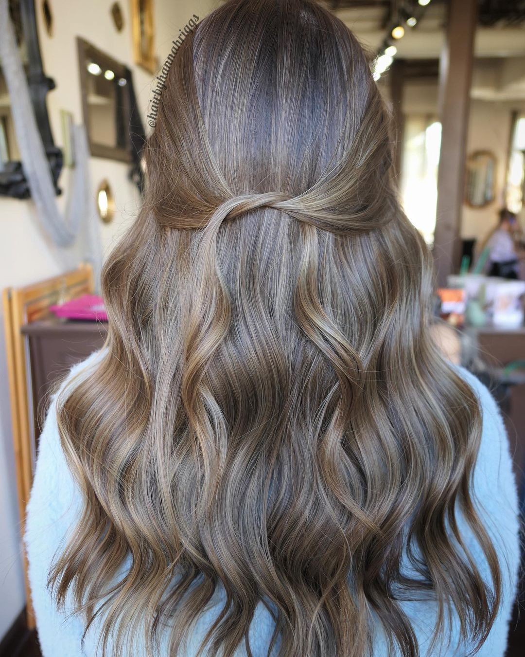 zonovergoten lokken balayage