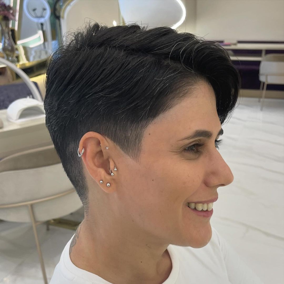 corte pixie fade