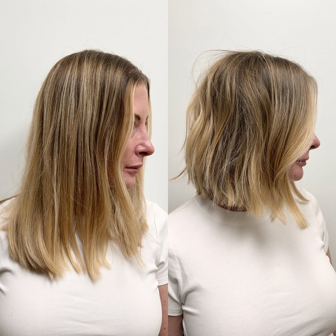 Textured Long Bob