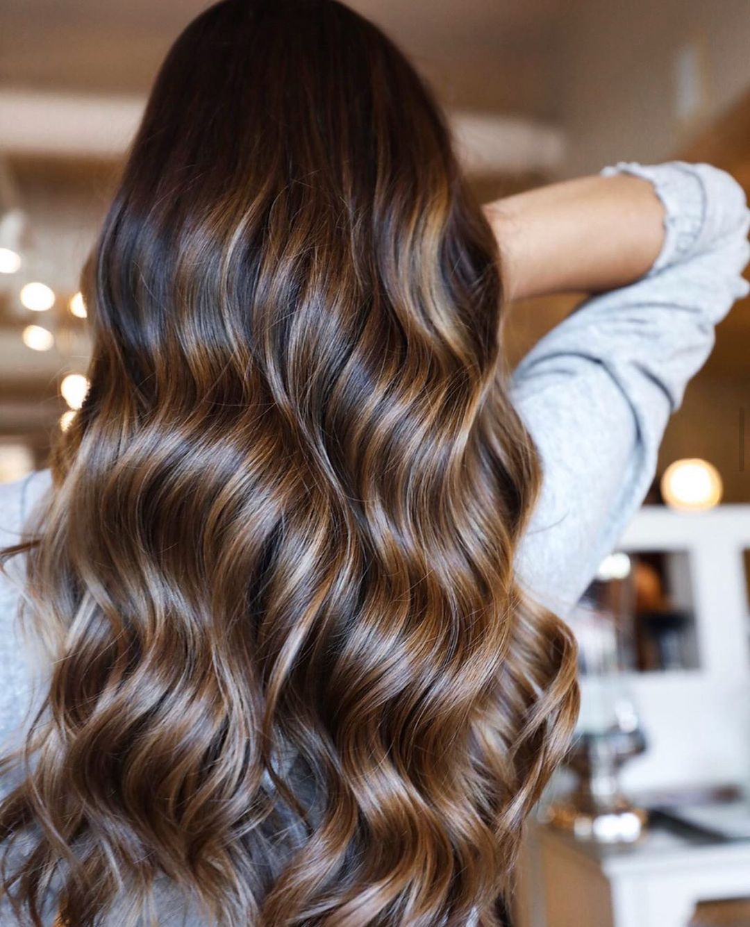 toffee melt brown balayage