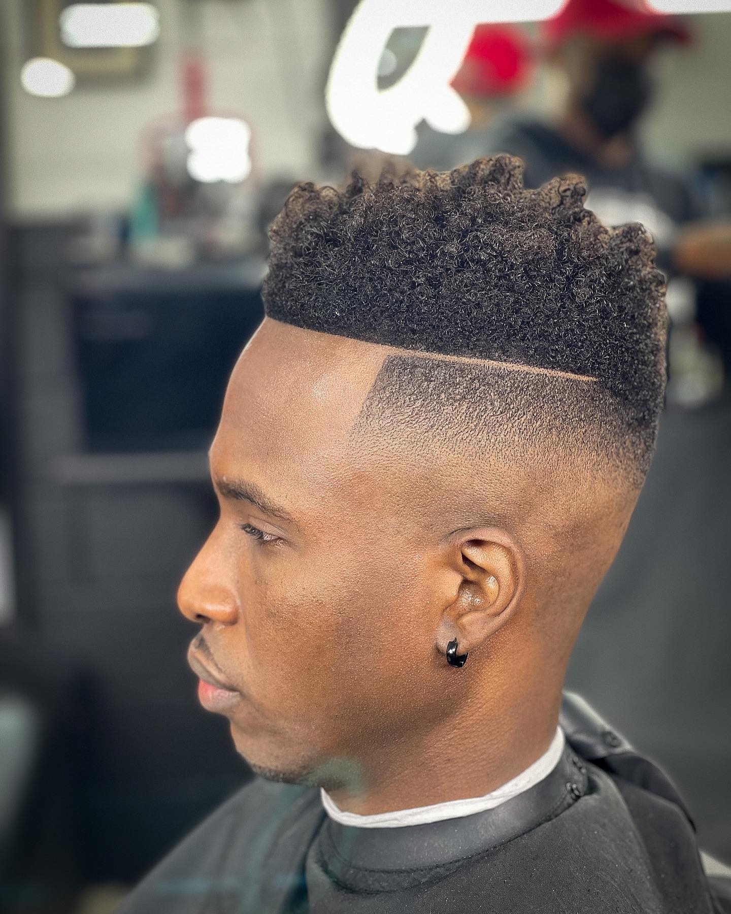 torções esponja high top fade