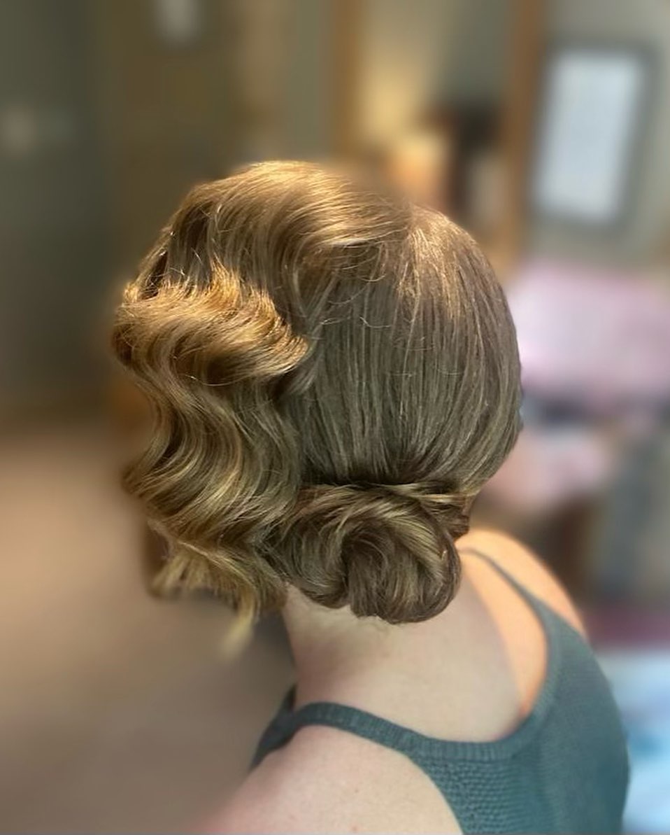 vintage side bun