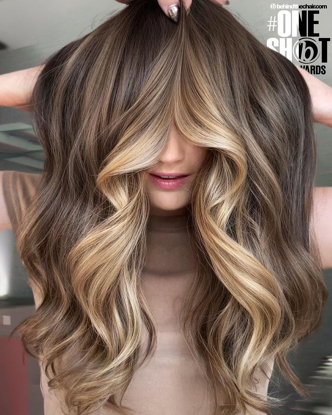 warm bronde balayage