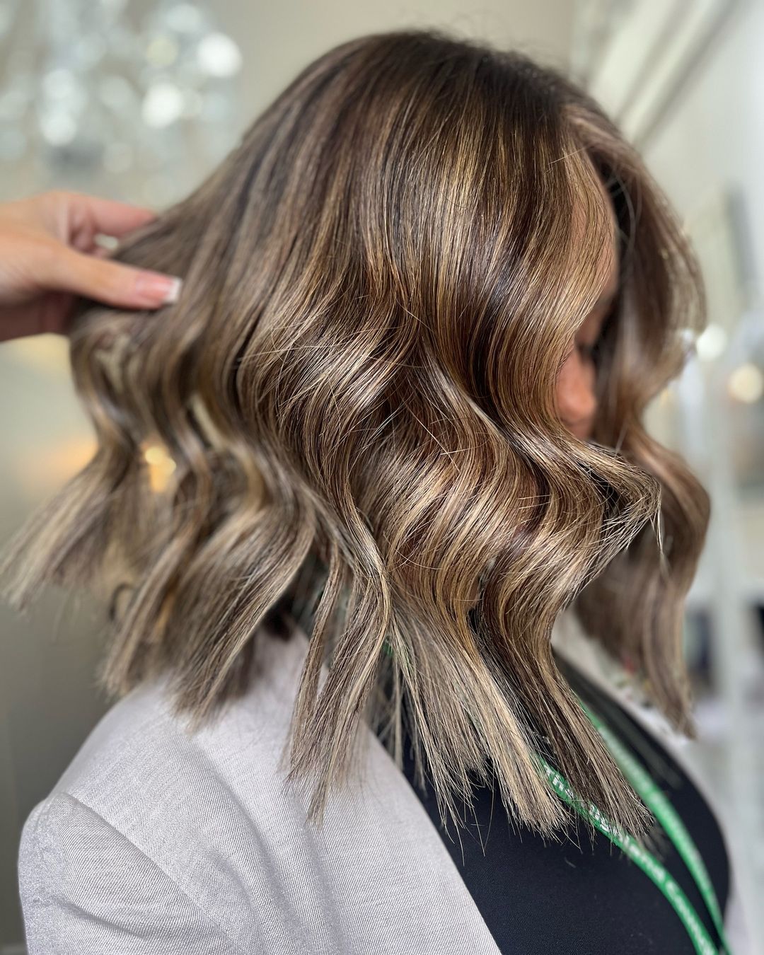 miel cendré caramel balayage