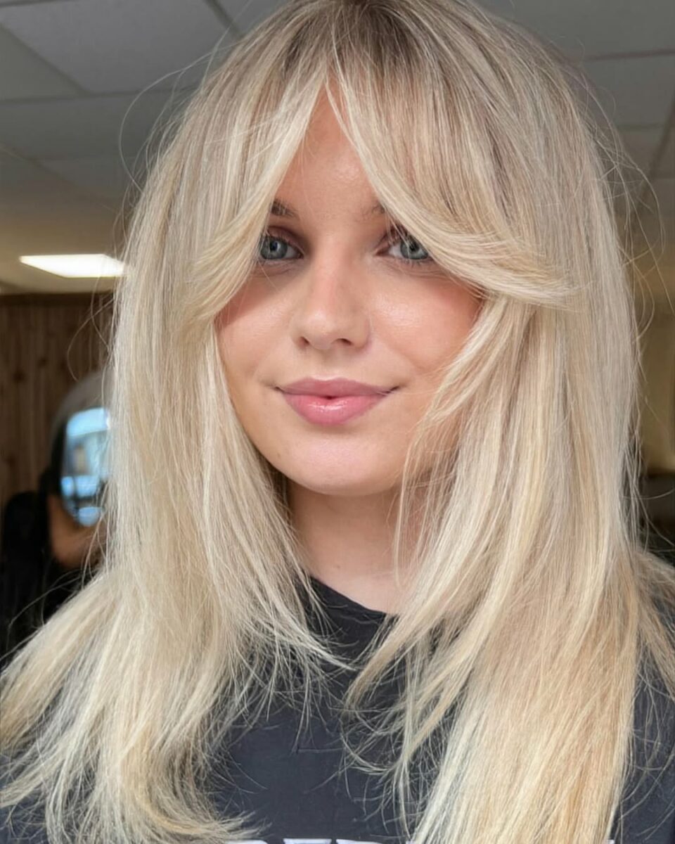 13 Amazing Ways To Style Curtain Bangs For Round Face Shapes