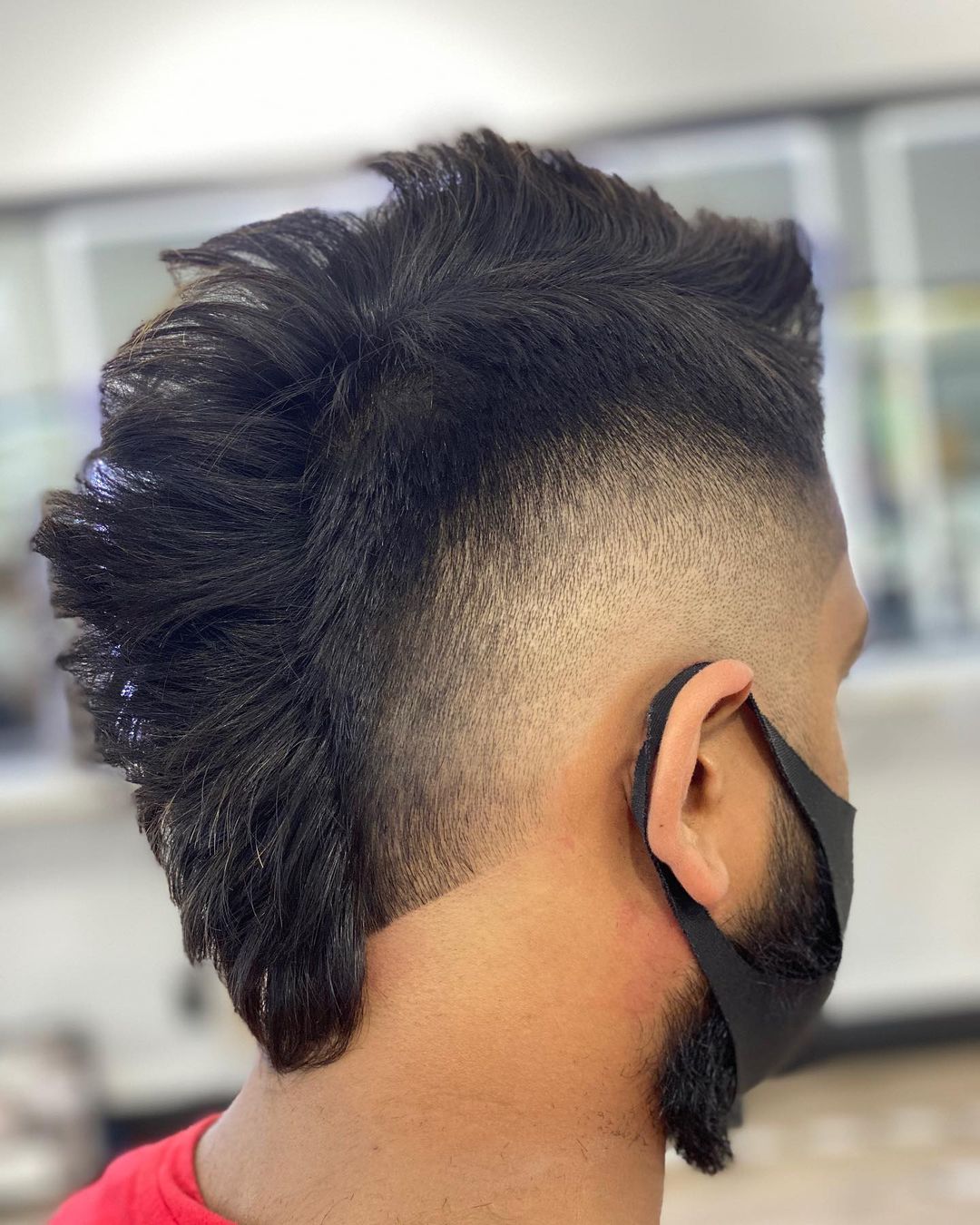 burst fade mohawk