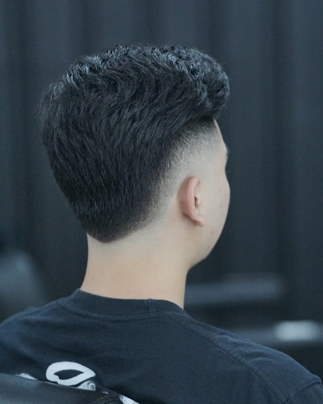 burst fade pompadour