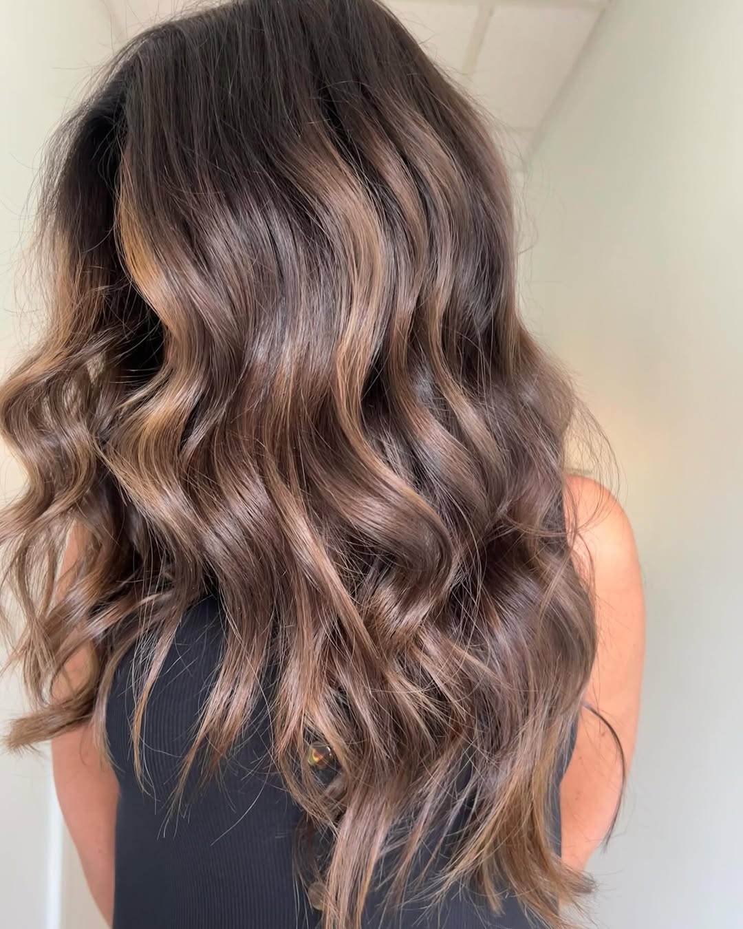 caramel lowlights and highlights