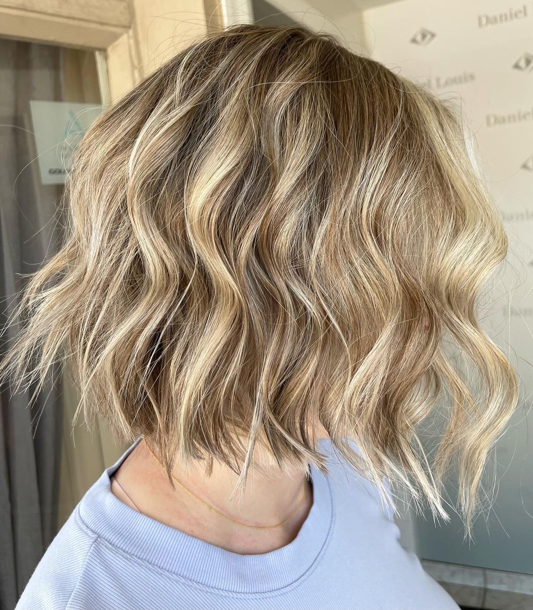 kinlengte haar met doorleefde beach waves