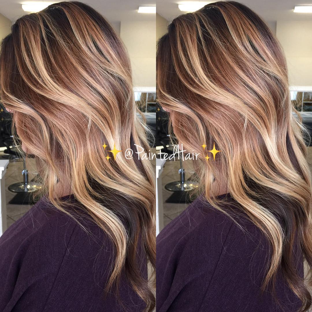 cinnamon and vanilla swirl hair color