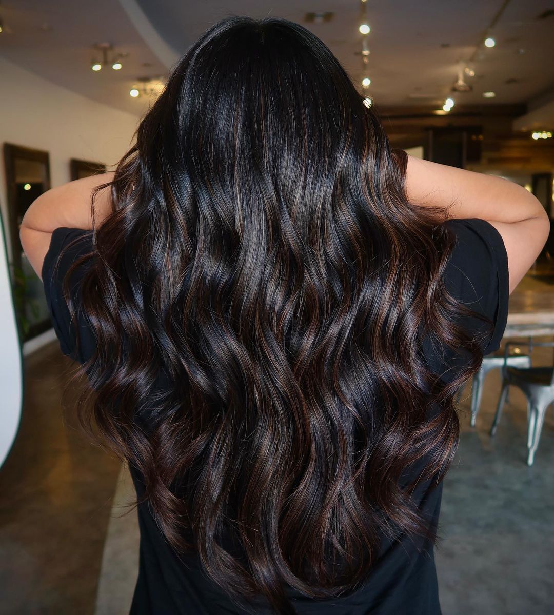 dark caramel highlights