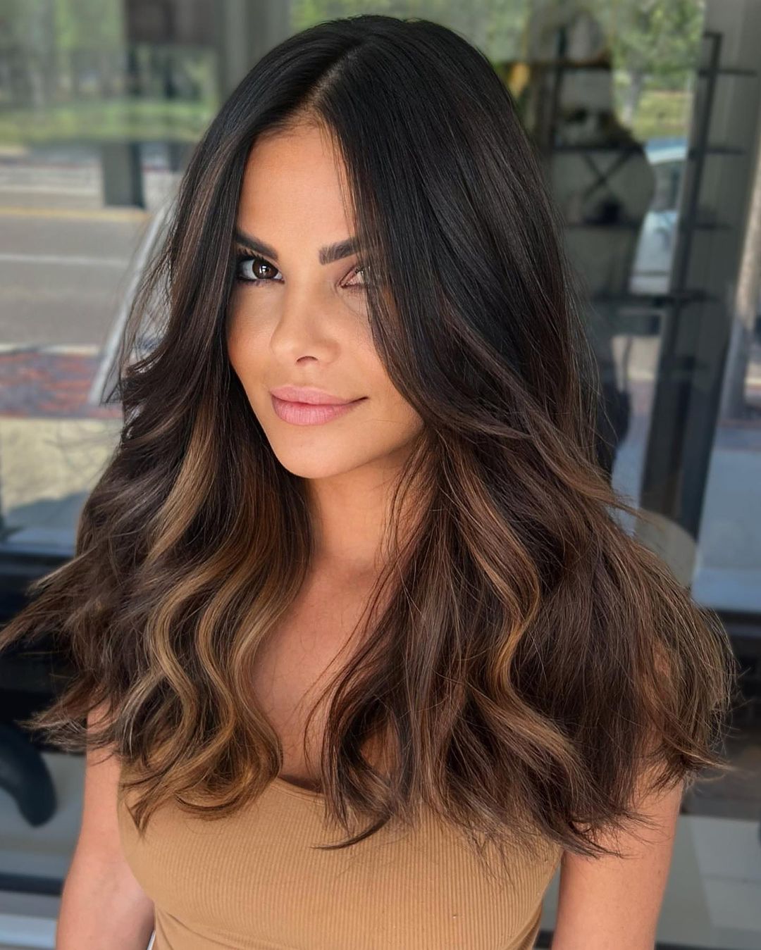 balayage caramello scuro espresso