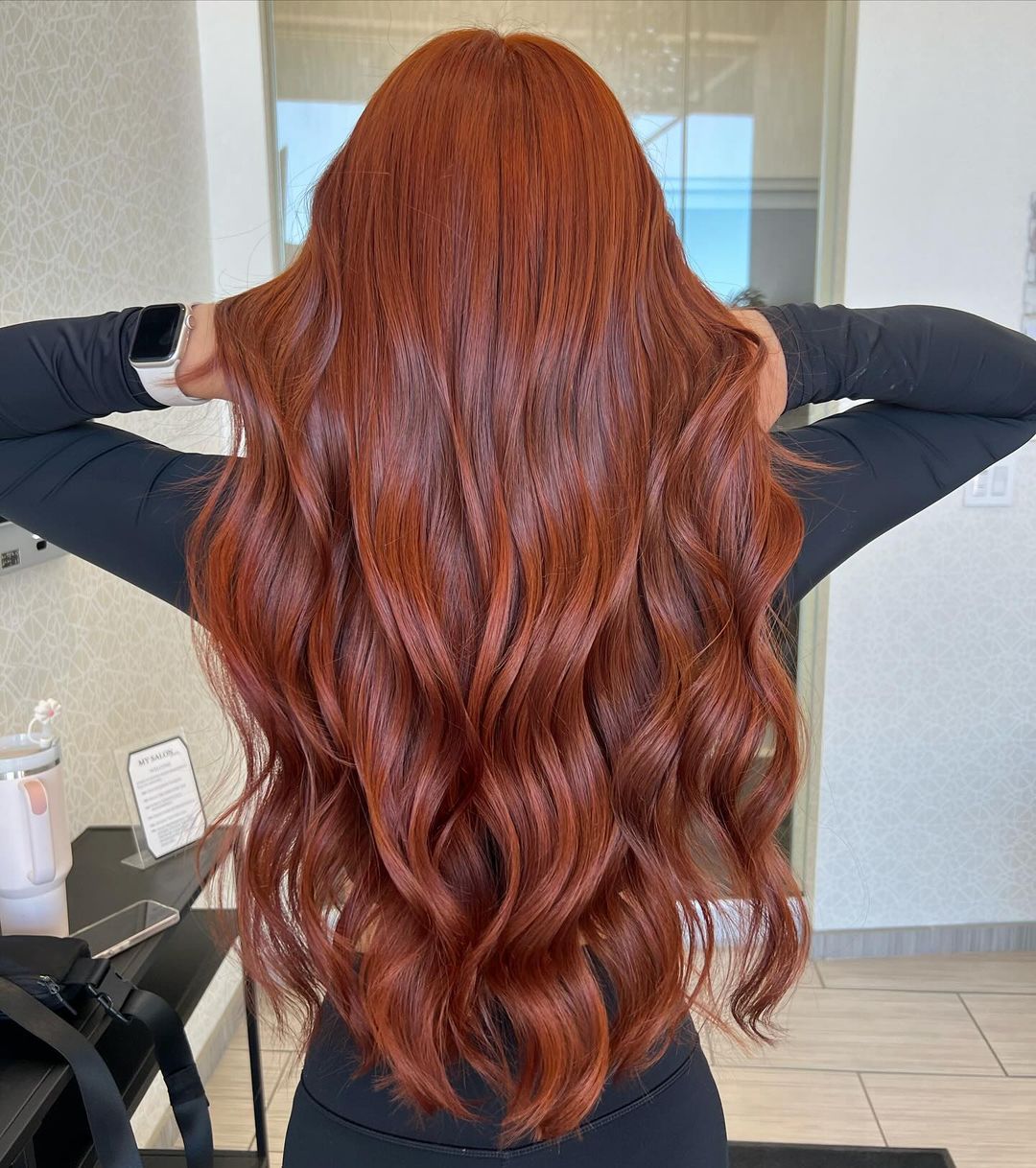 ginger copper red