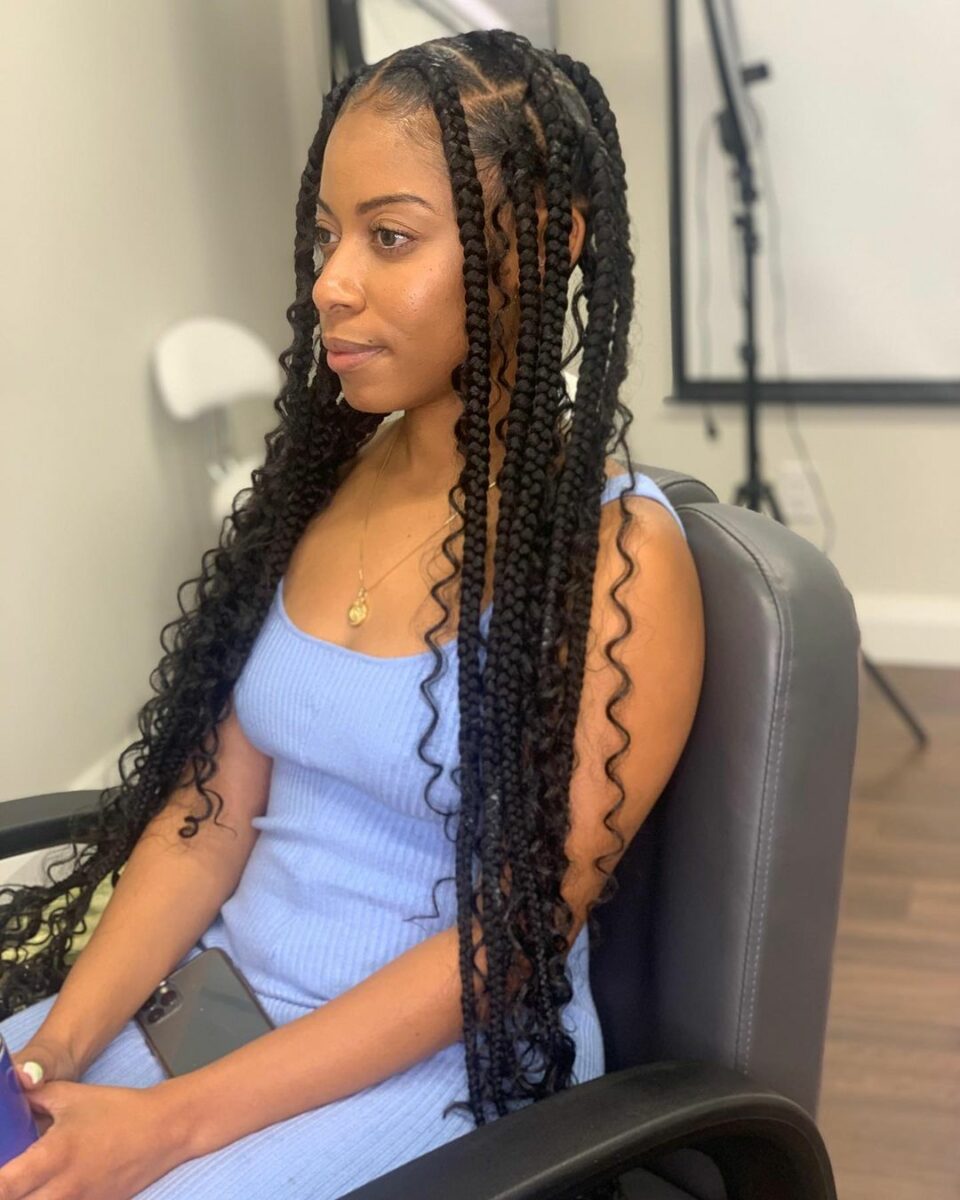  11 Protective And Stylish Knotless Braids Hairstyles