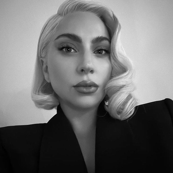 lady gaga with old hollywood bob