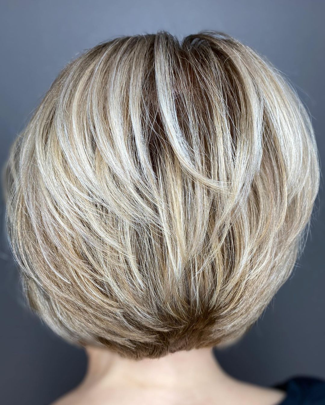 cheveux superposés