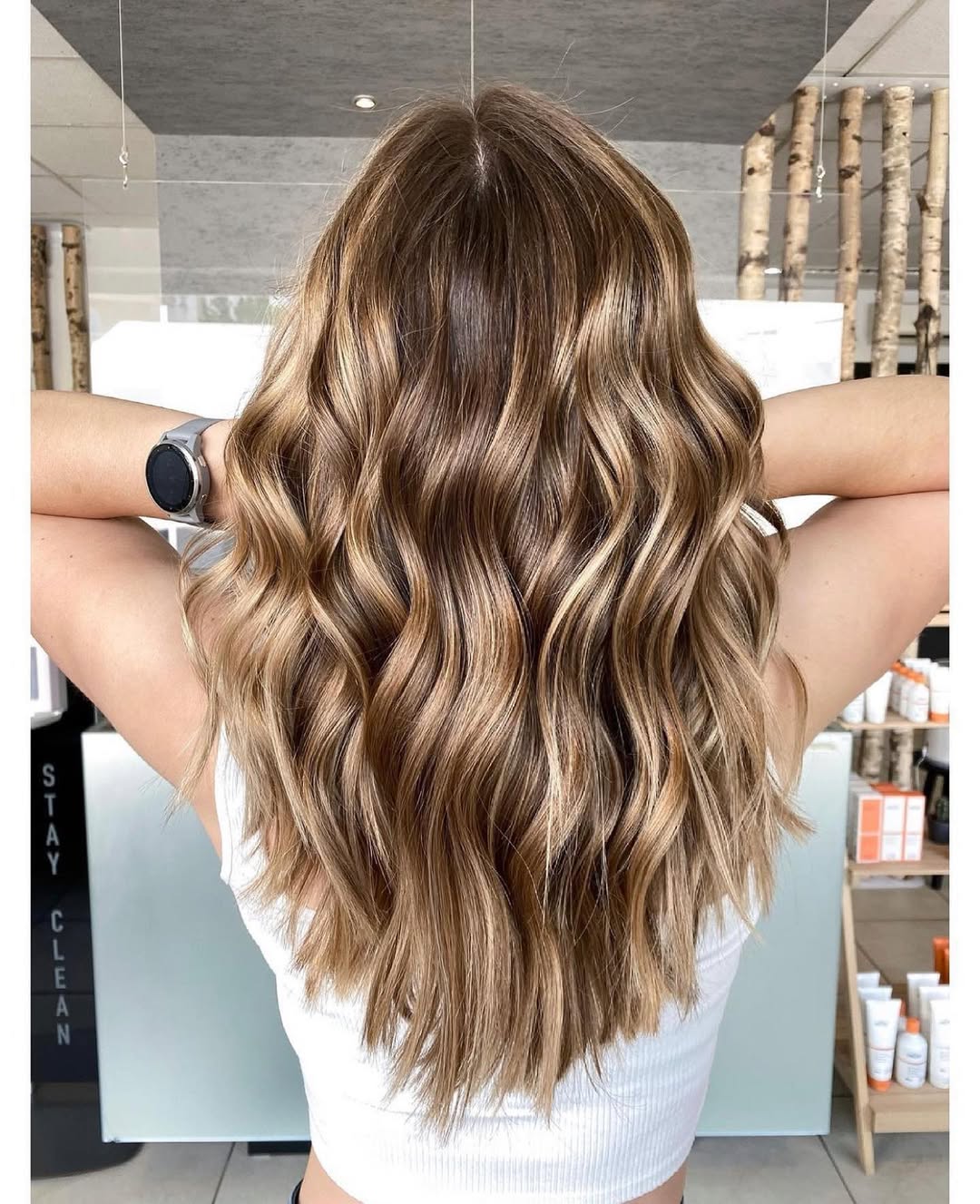 light caramel highlights