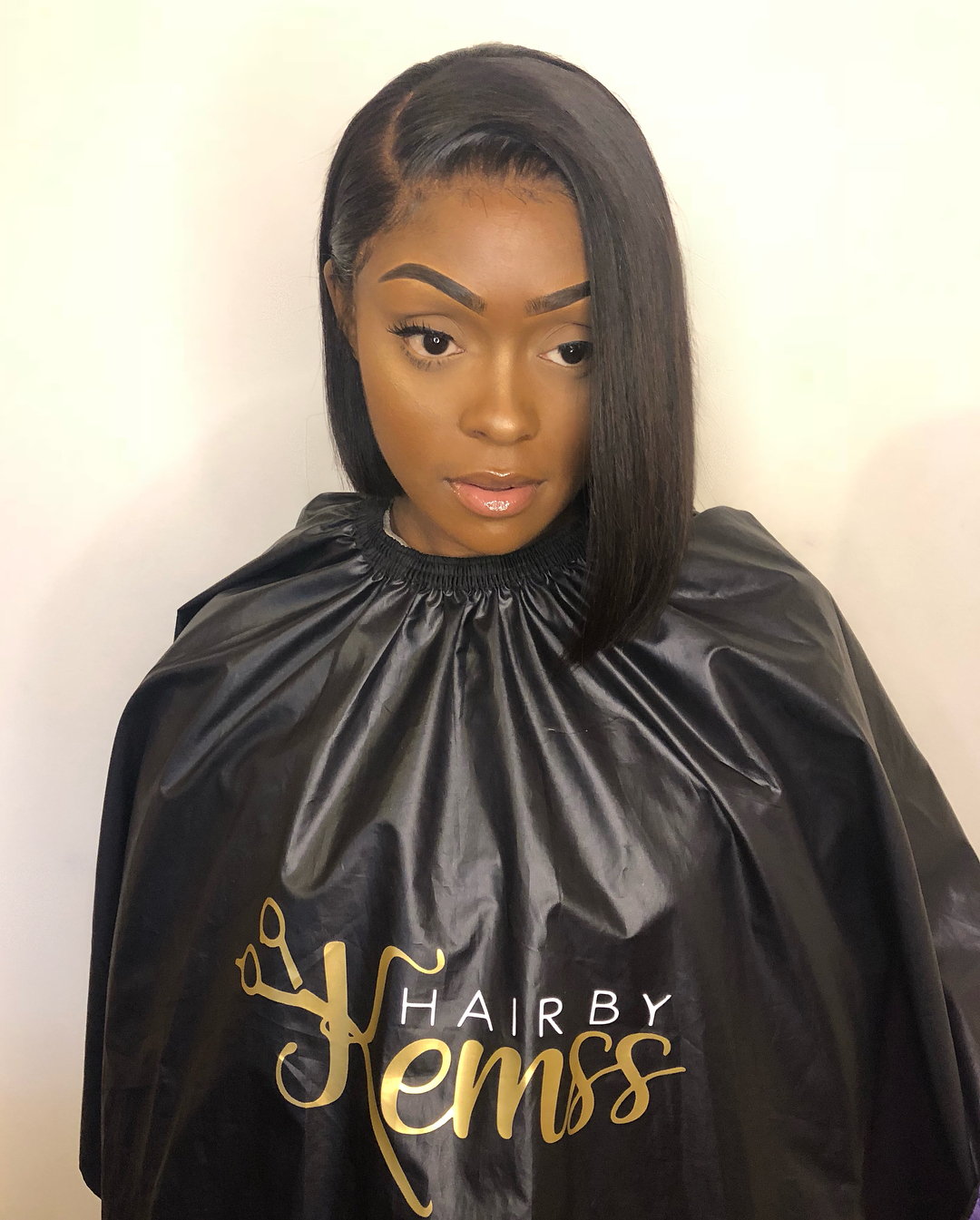 long asymmetrical bob with deep side part