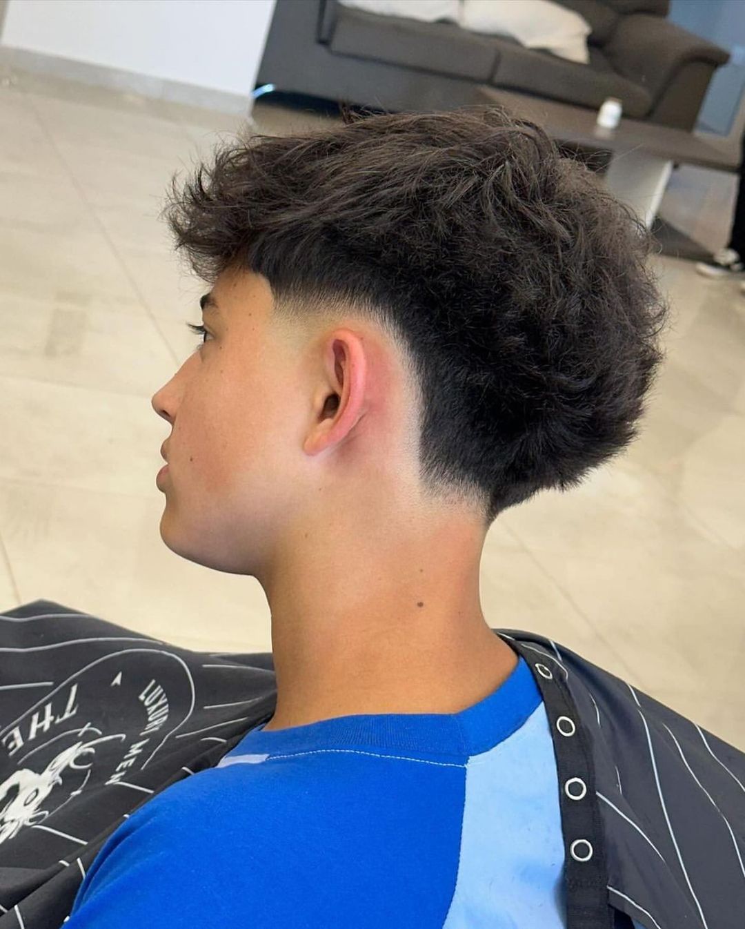 low fade men haircut