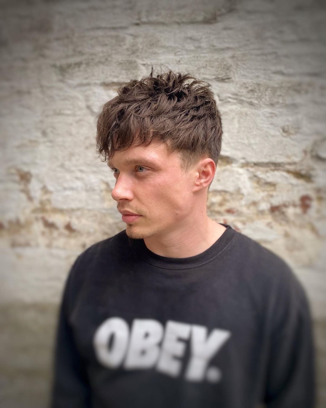 messy textured mens haircut