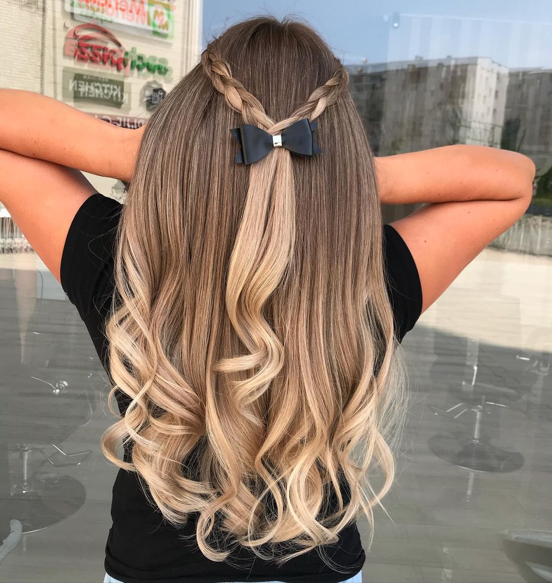 sandy brown ombre hair