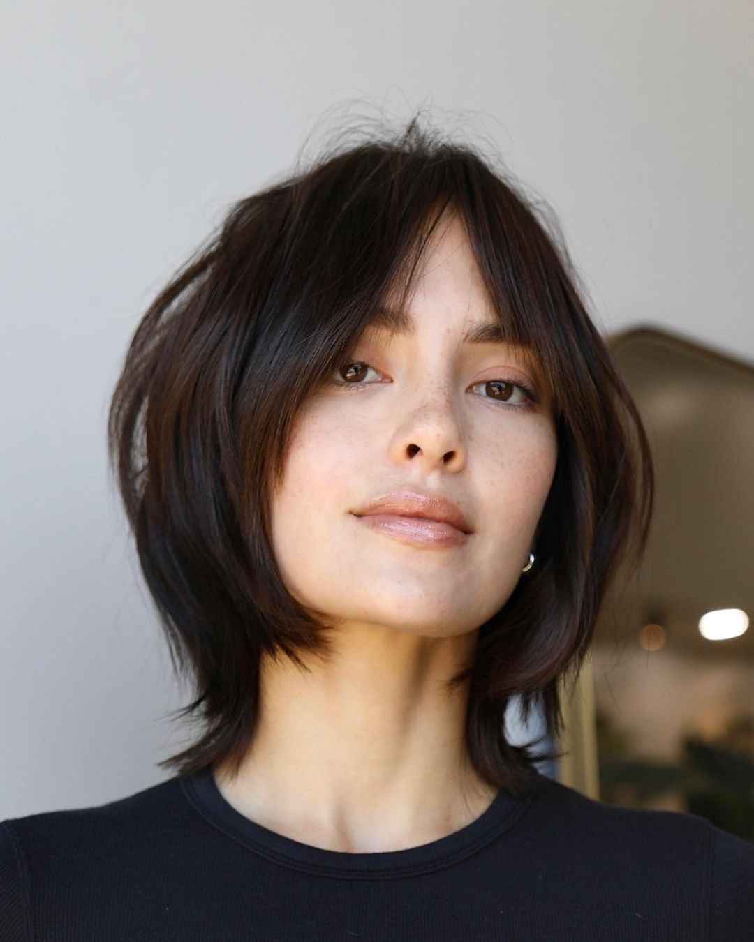 short wolf cut for straight hair