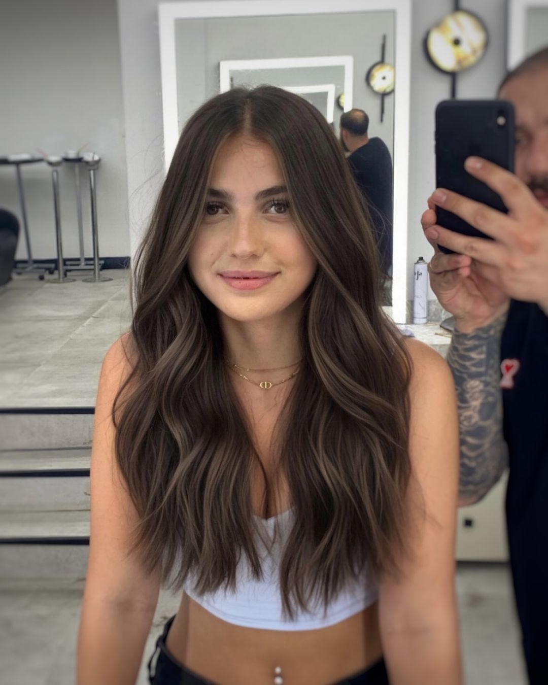 soft balayage hair