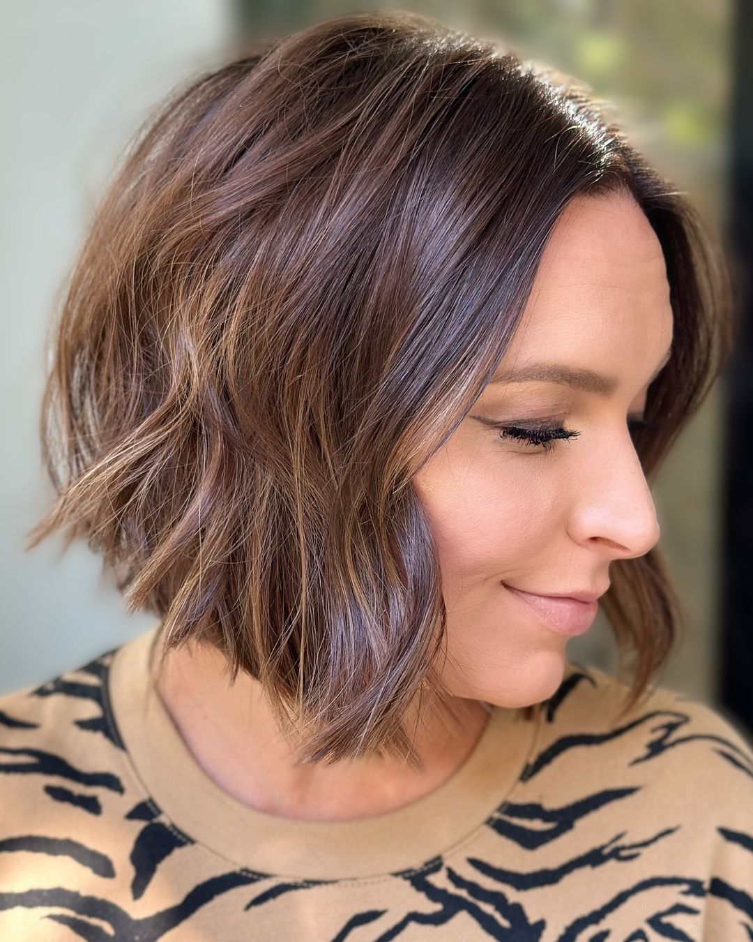 soft textured bob