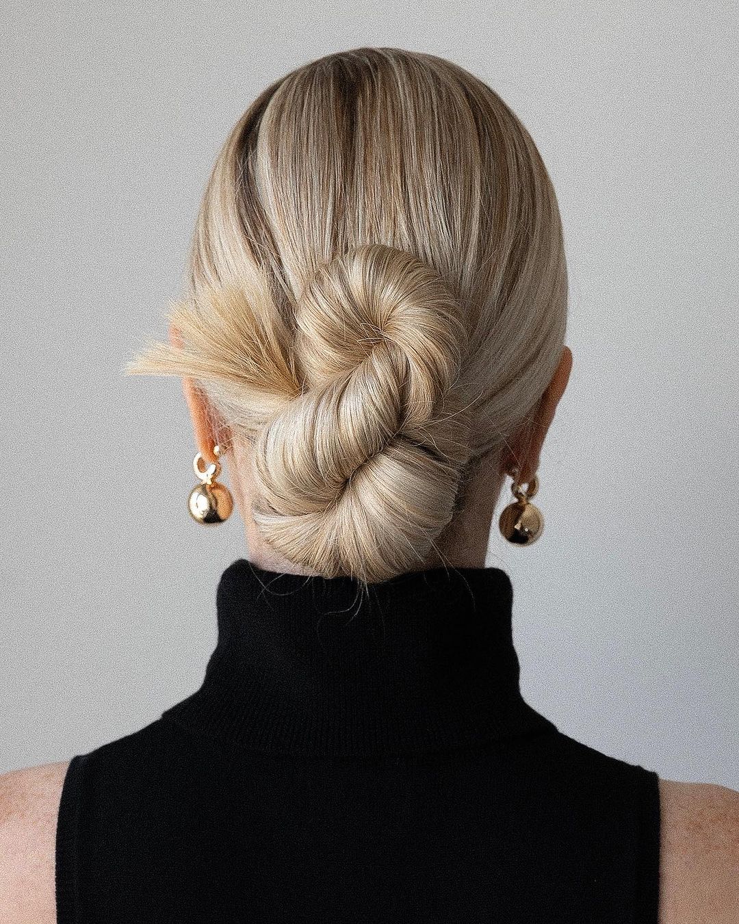 chignon a spirale