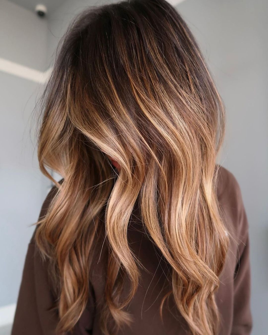 balayage caramel miel ensoleillé