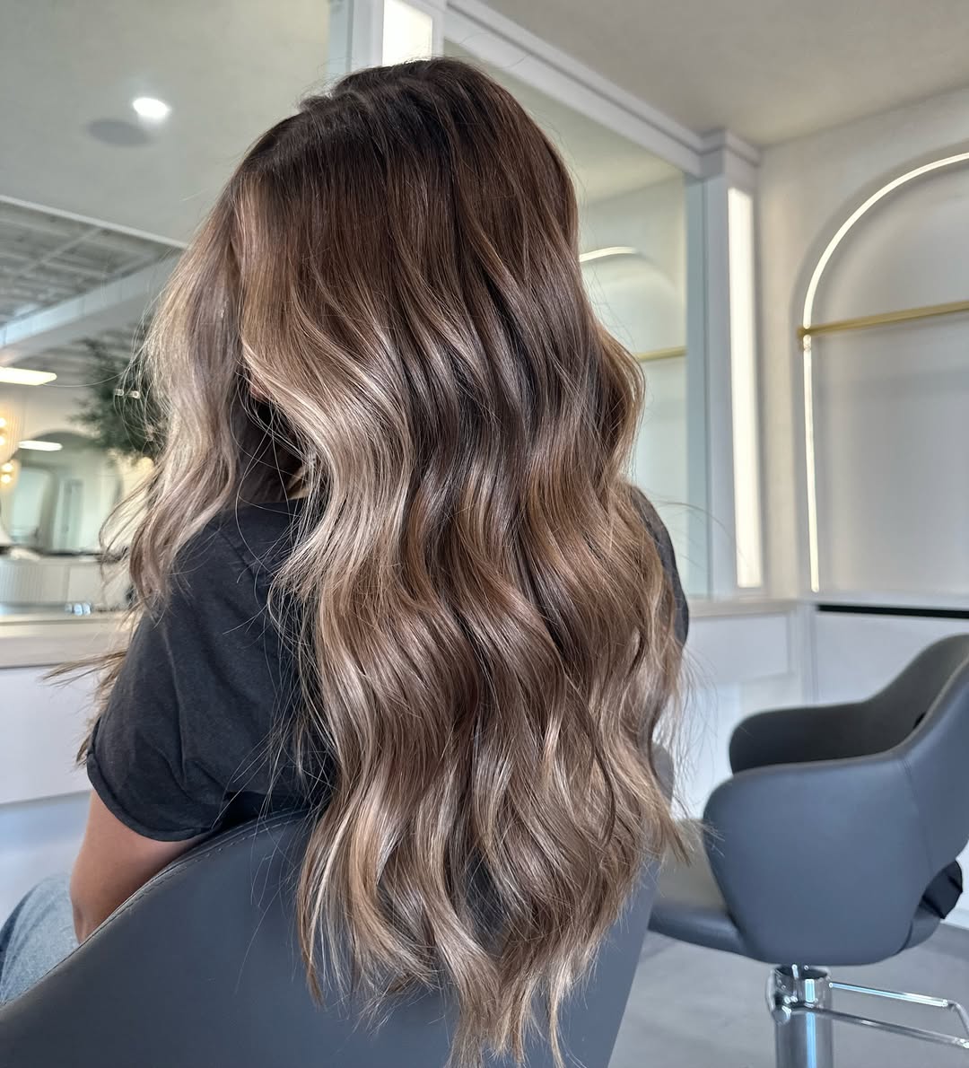 rubio invierno balayage