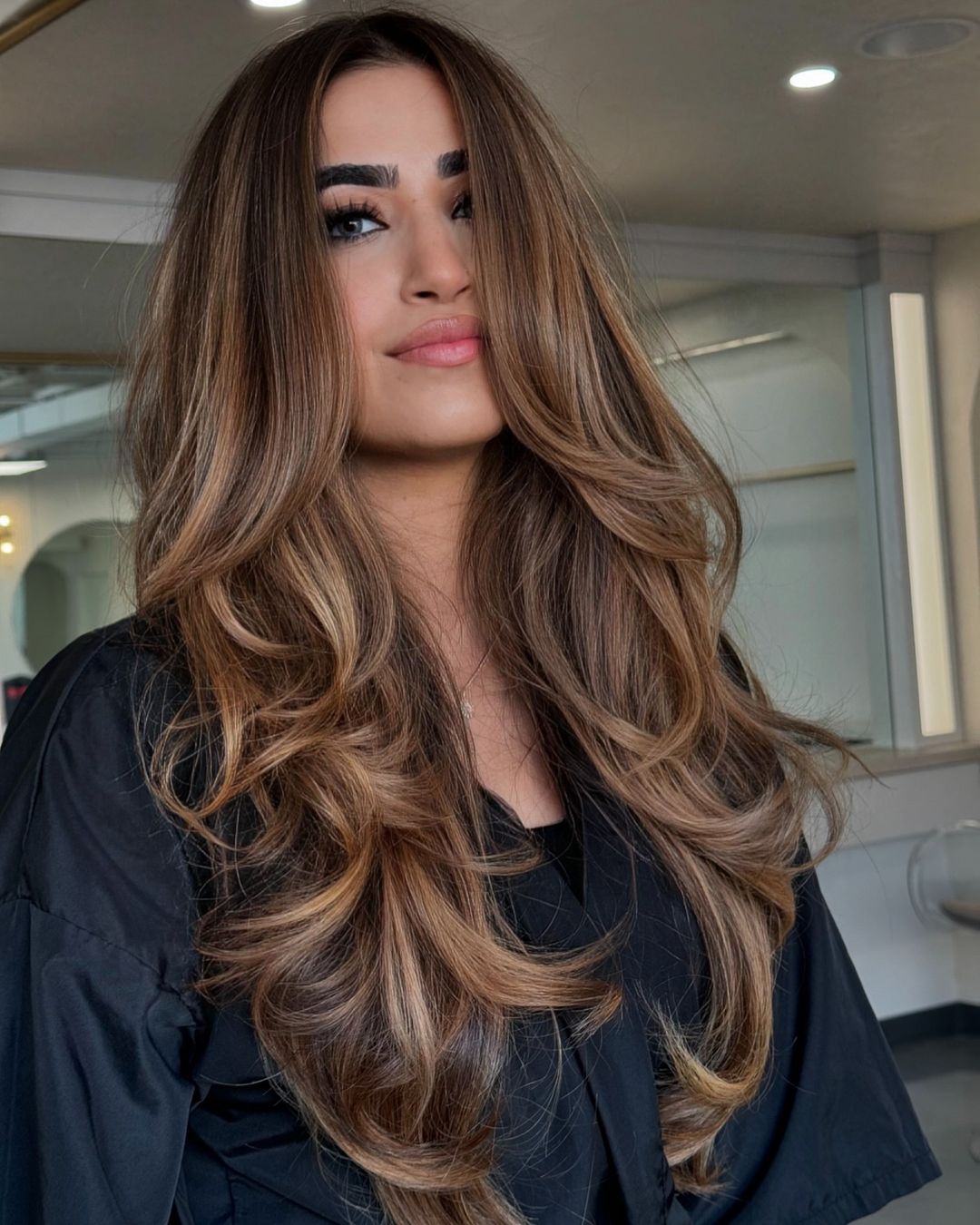 balayage invernale biondo caramello