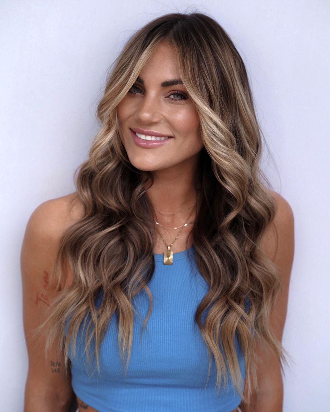 brown and blonde balayage