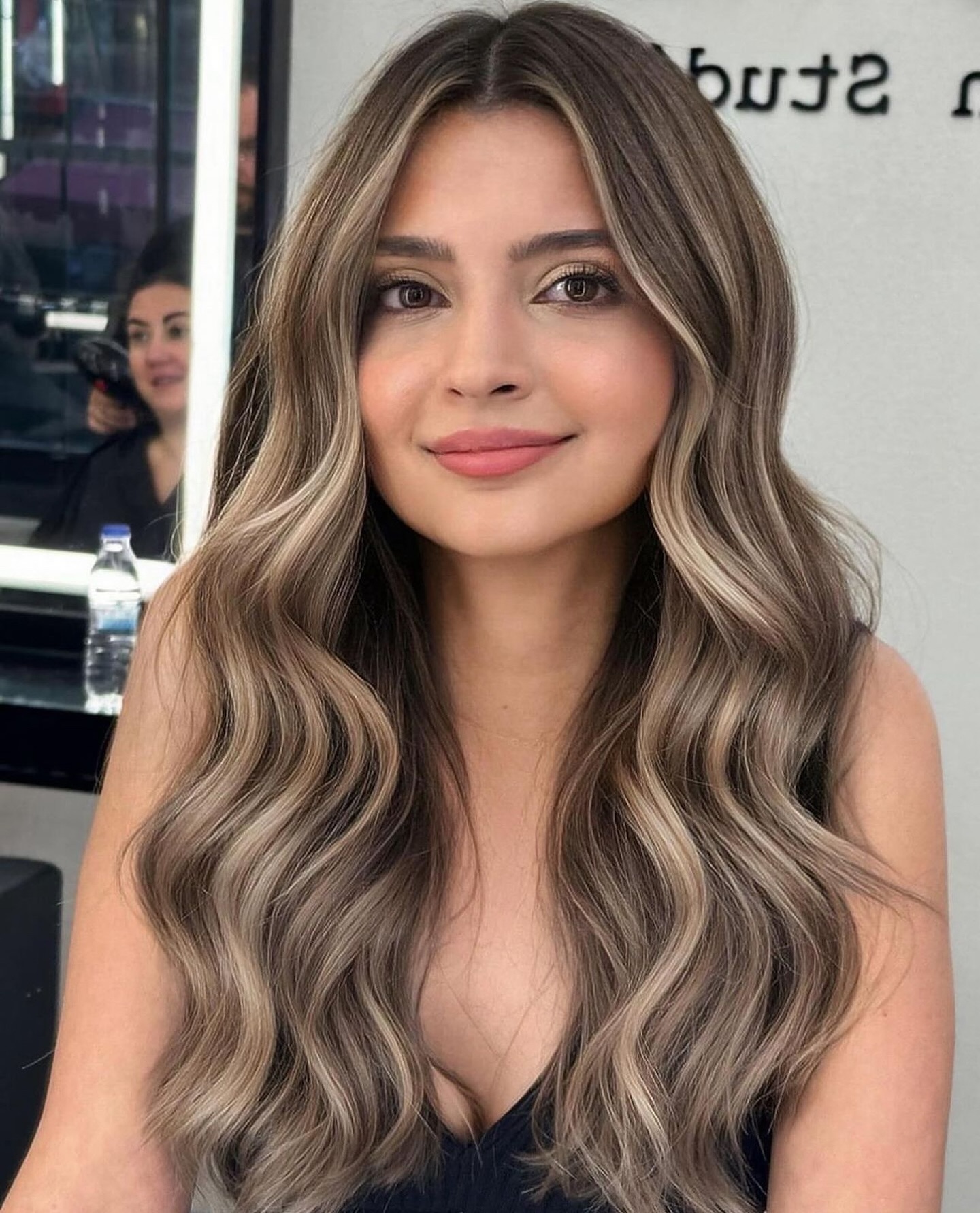 madeixas louras suaves em balayage